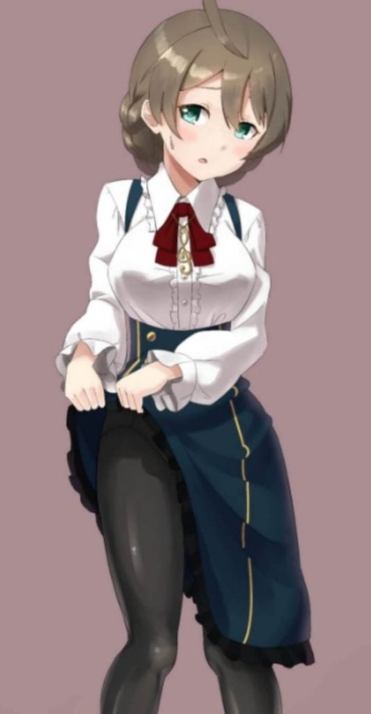 2枚目【スタマス】桜守歌織(さくらもりかおり)の黒パンストごしの脚をガチで匂いたくなる2次元フェチ画像