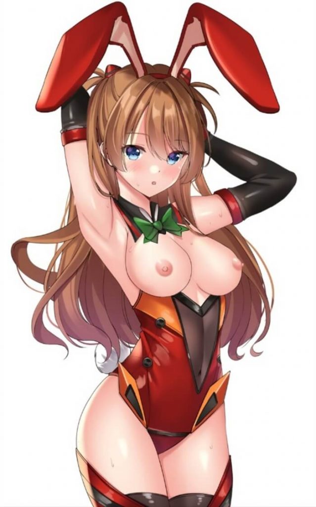 4枚目　惣流・アスカ・ラングレーのバニーコスプレが可愛い画像