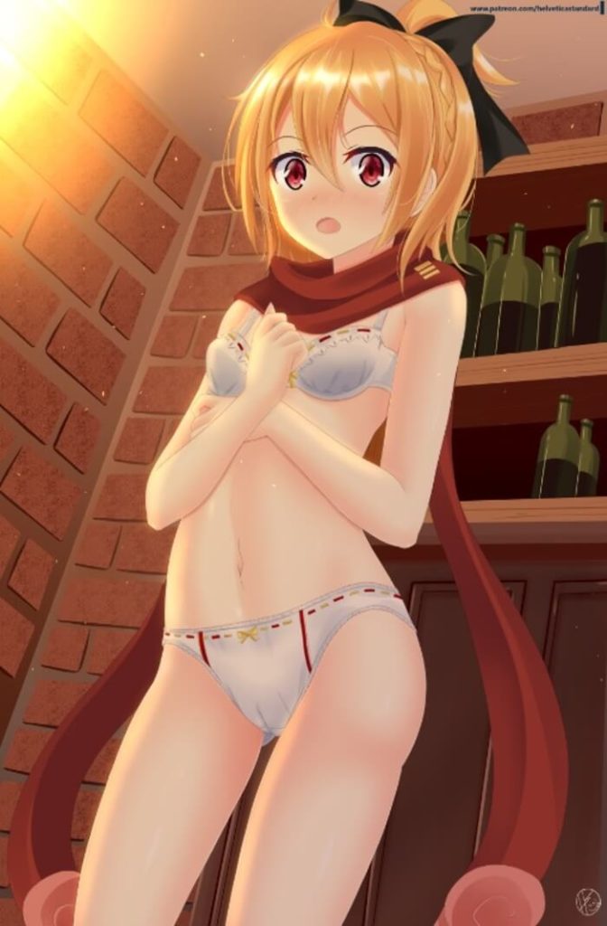 15枚目《Re:ZERO -Starting Life in Another World》フェルトの純白パンチラが可愛い画像