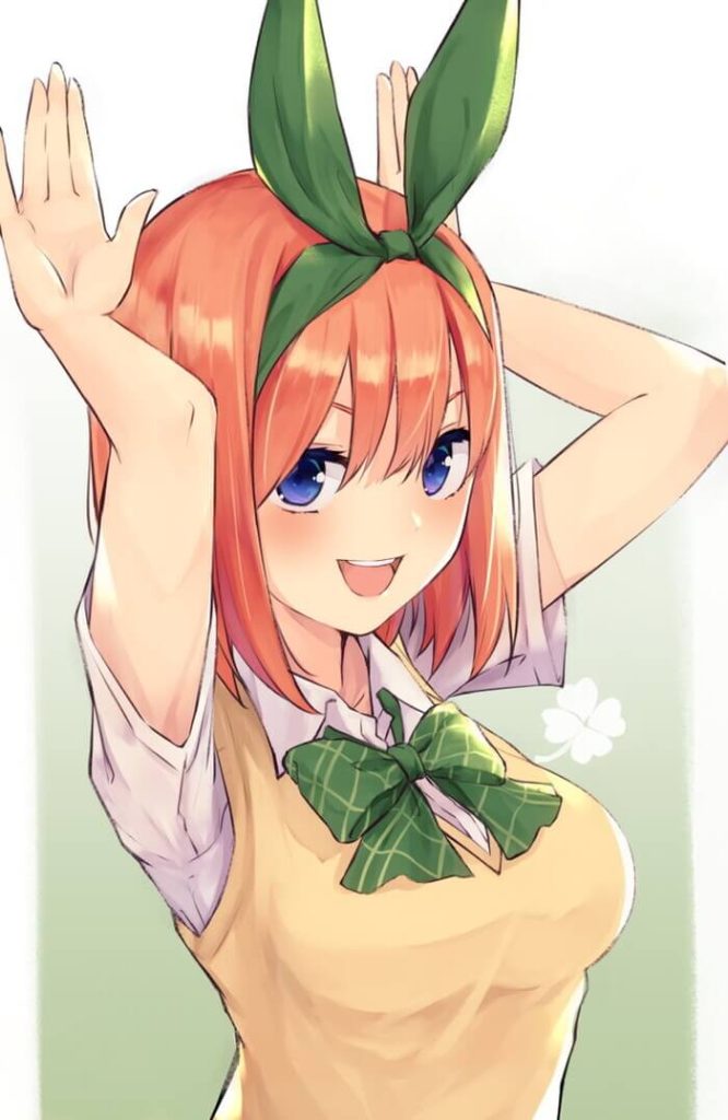 15枚目《2次元エロ画像》中野四葉 五等分の花嫁