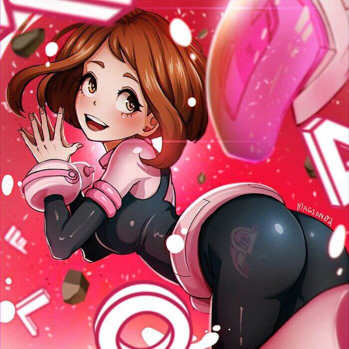 18枚目《僕のヒーローアカデミア》麗日お茶子(うららかおちゃこ)の2次元エロ画像