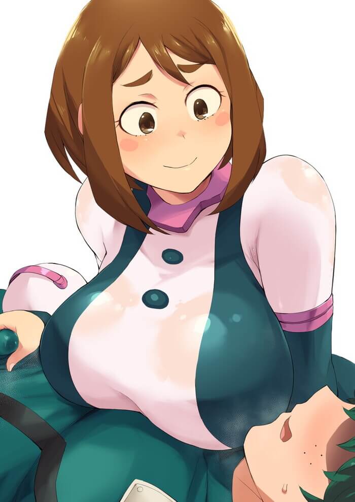 2枚目《エッチ画像》麗日お茶子の巨乳がひきたつ My Hero Academia