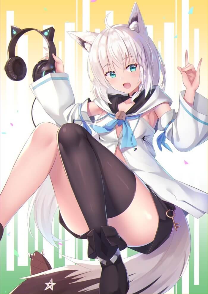 7枚目《VTuber》白上フブキ(しらかみふぶき)のかわいい画像