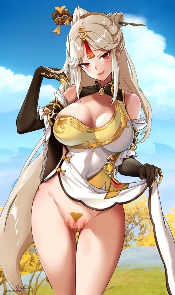 19枚目 原神  凝光(ぎょうこう)のエロ画像