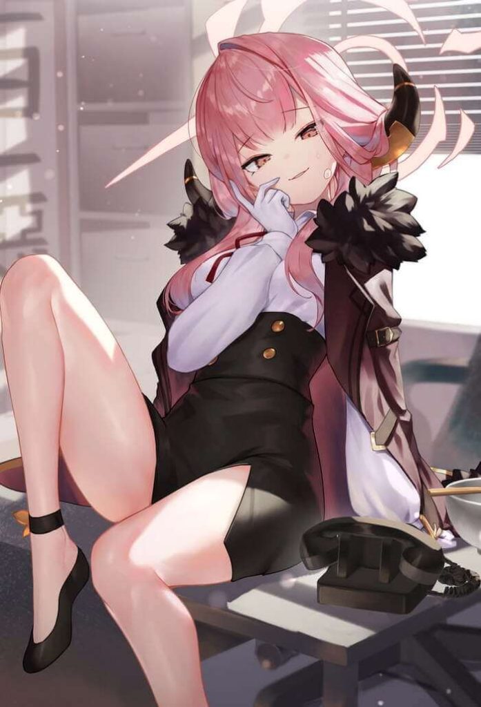 3枚目　陸八魔アルの2次元エロ画像