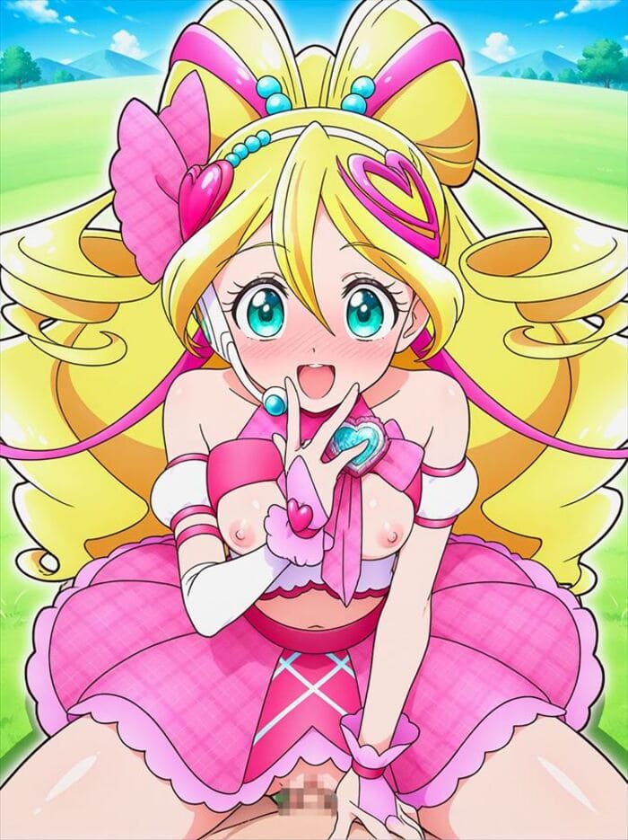 5枚目　キミとアイドルプリキュア♪　キュアアイドル(咲良うた)のエロ画像