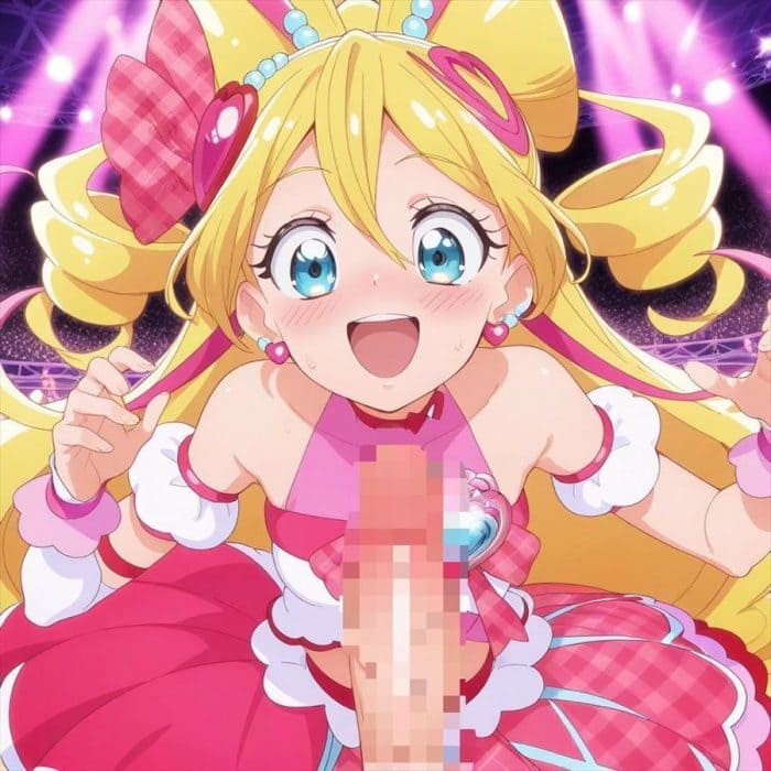 6枚目　キミとアイドルプリキュア♪　キュアアイドル(咲良うた)のエロ画像