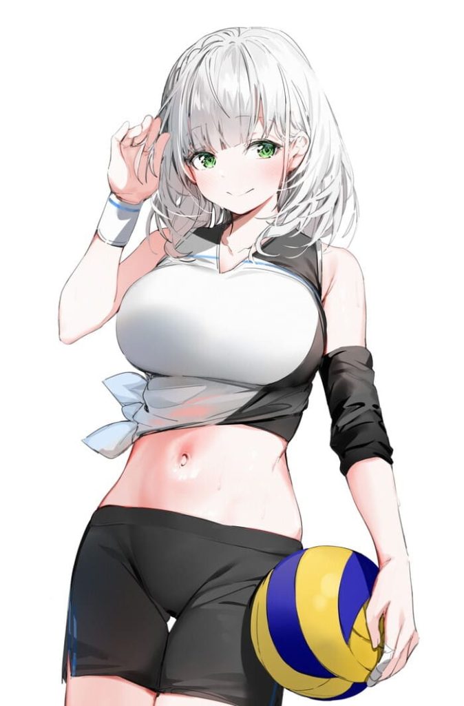8枚目　ホロライブ(VTuber)　白銀ノエル(しろがねのえる)のエロ画像