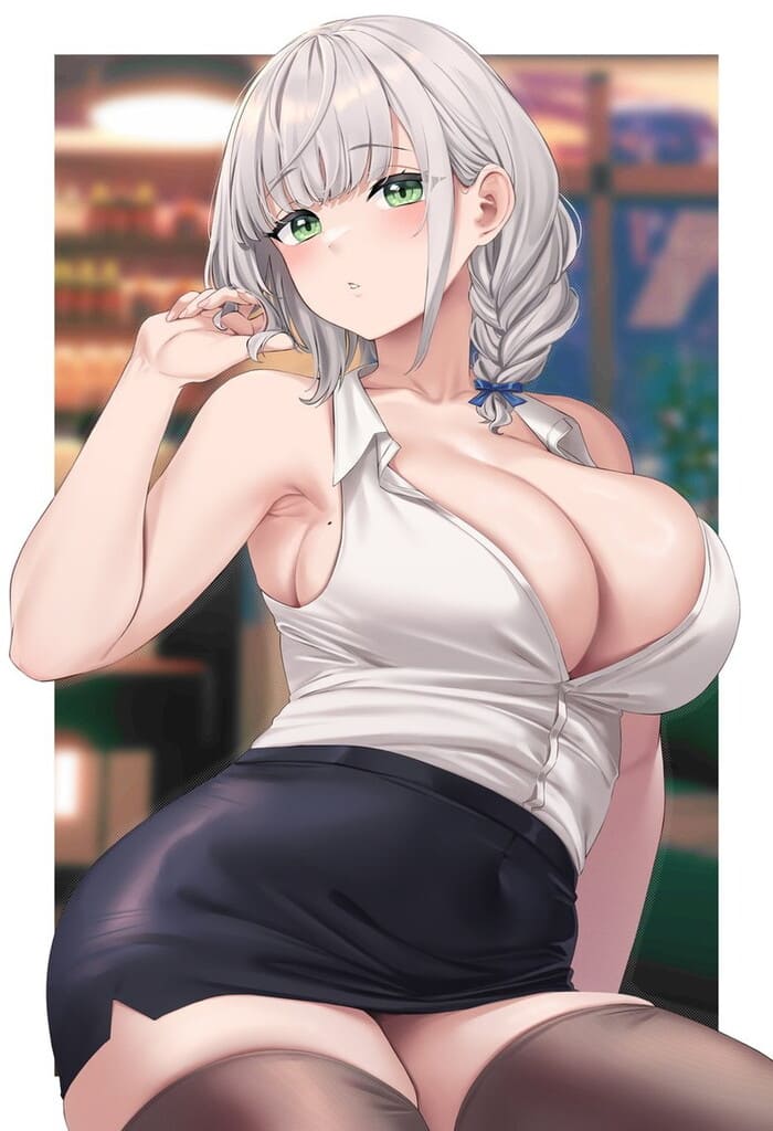 13枚目　ホロライブ(VTuber)　白銀ノエル(しろがねのえる)のエロ画像
