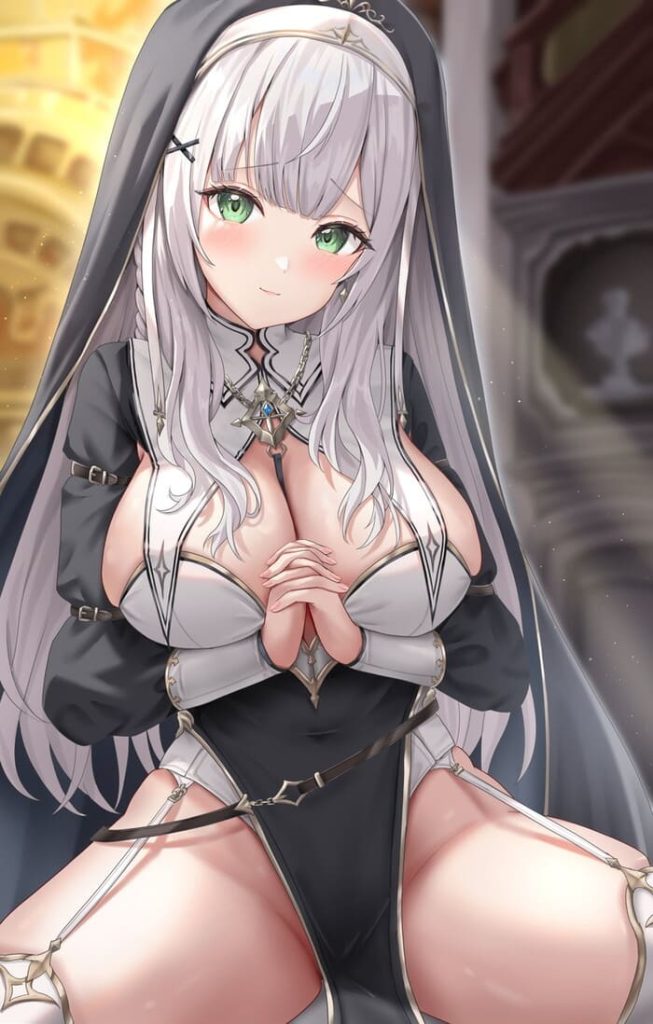 15枚目　ホロライブ(VTuber)　白銀ノエル(しろがねのえる)のエロ画像
