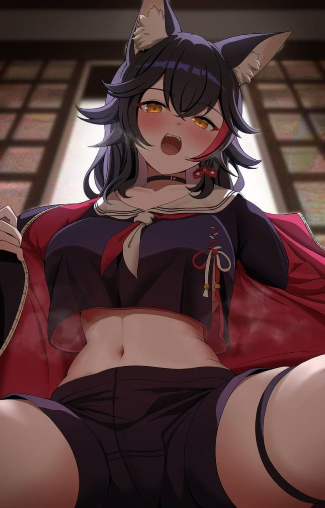 9枚目 ホロライブ(VTuber) 大神ミオ(おおかみみお)のエロ画像