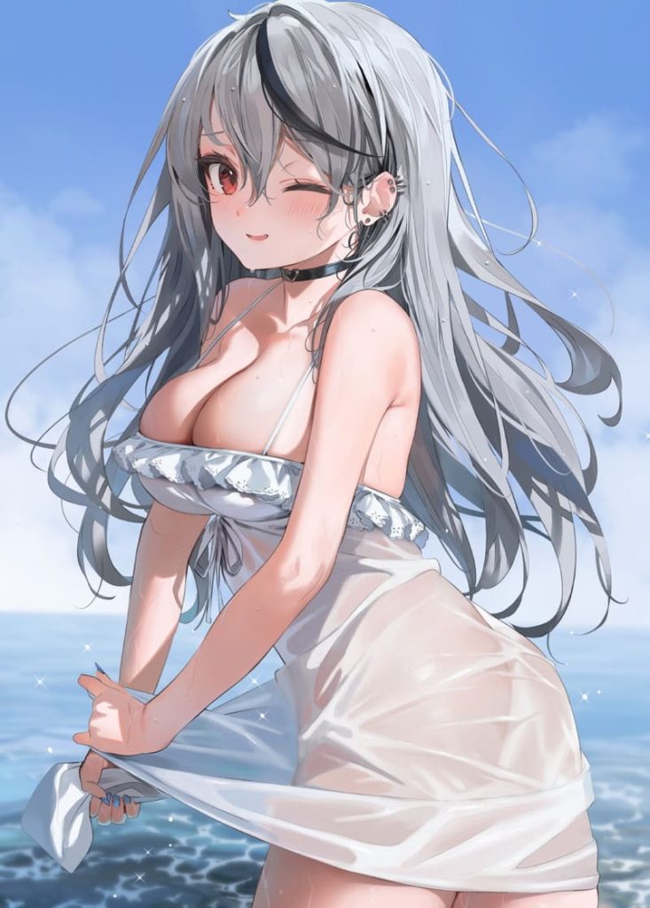 7枚目 ホロライブ(VTuber)  沙花叉クロヱ(さかまたくろゑ)のエロ画像