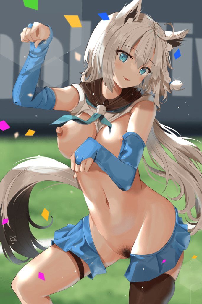 1枚目　ホロライブ(VTuber)　白上フブキ(しらかみふぶき)のエロ画像