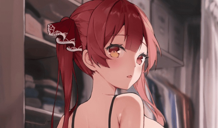 [ホロライブ][エロ画像]宝鐘マリンのナチュラルな表情でカウパー汁が出たよ♪のトップ画像
