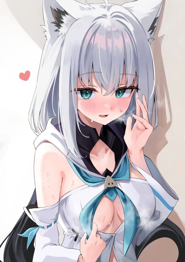 10枚目　ホロライブ(VTuber)　白上フブキ(しらかみふぶき)のエロ画像