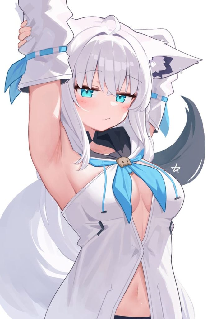 16枚目　ホロライブ(VTuber)　白上フブキ(しらかみふぶき)のエロ画像