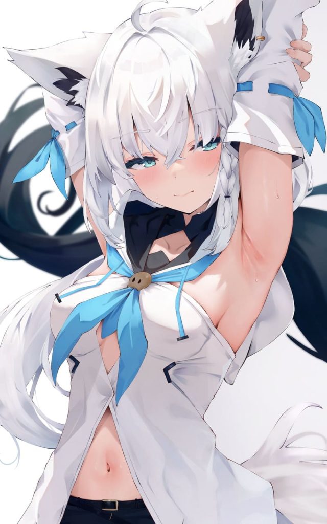 11枚目　ホロライブ(VTuber)　白上フブキ(しらかみふぶき)のエロ画像