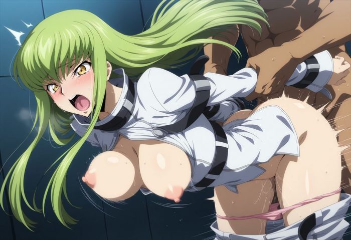 [コードギアス][エロ画像]C.C.に激しくバックピストンしたよ～♪